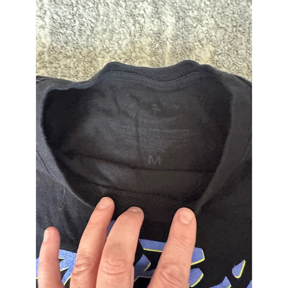 Women’s Prince Purple Rain Graphic T-shirt Size M Black - Picture 2 of 2